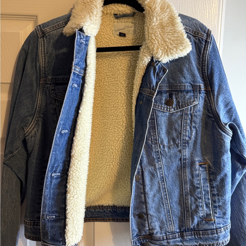 Sherpa Lined Denim Jacket